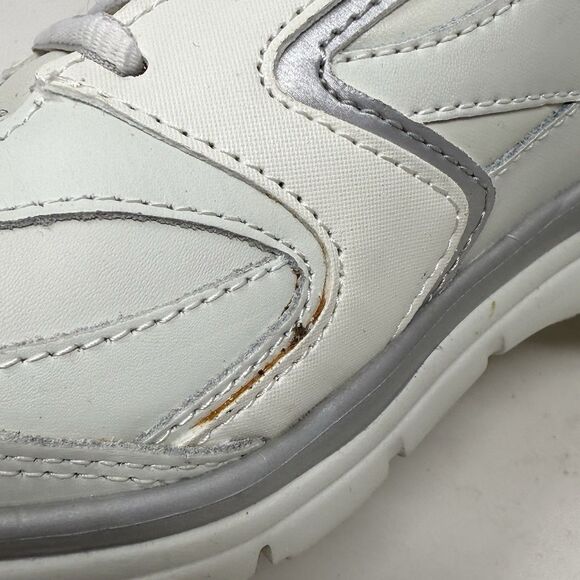 Reebok Return Run Oxford Sneakers Work Shoes Womens 9 M Off White Slip Resistant - Picture 8 of 16